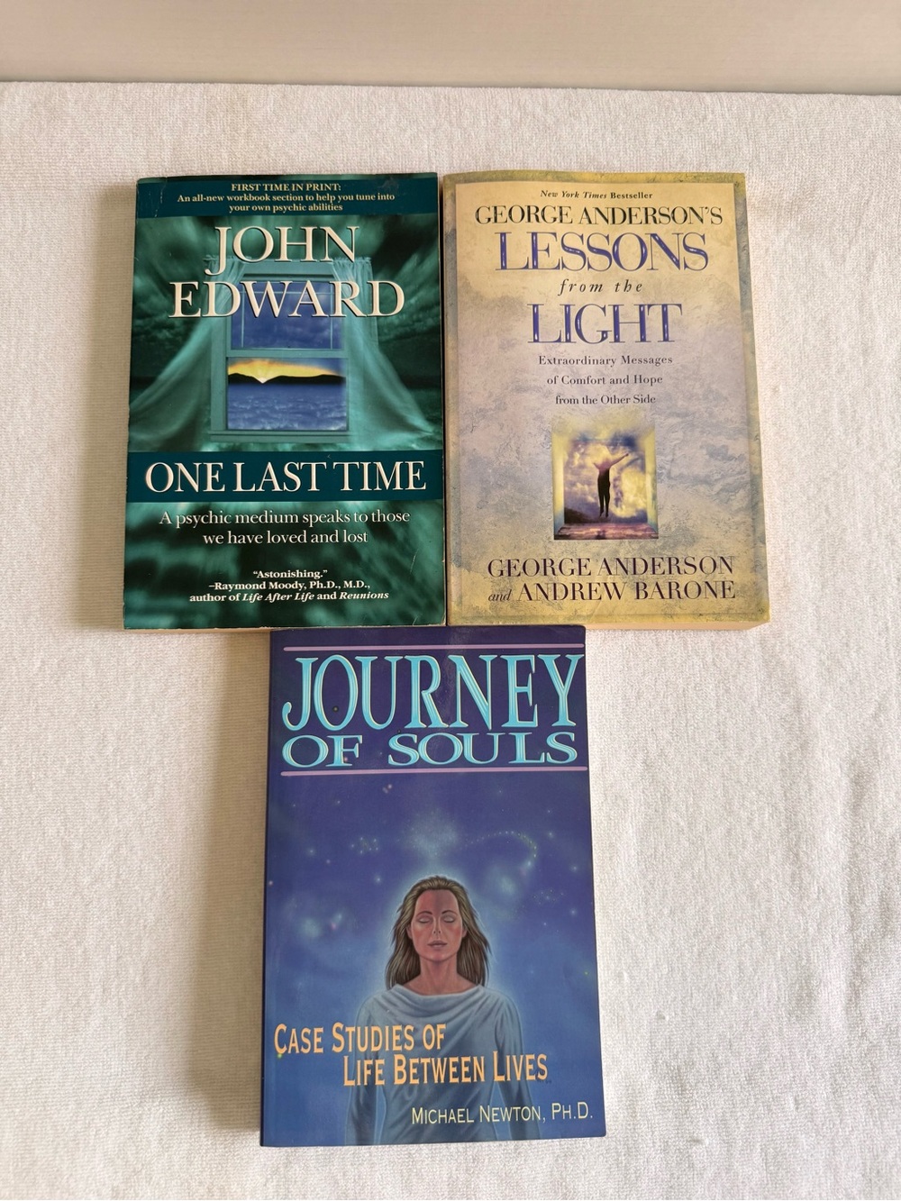 Lot 3 Books about Afterlife Spirituality Inspiration Enlightenment Reincarnation